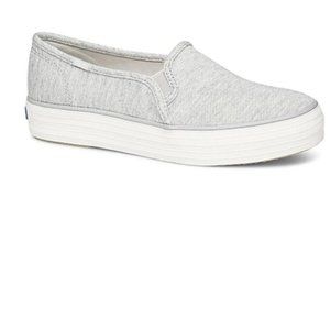 Keds Triple Decker Sneaker in Sparkle Grey in 7.5